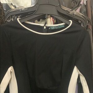 Ralph Lauren Black and White Dress